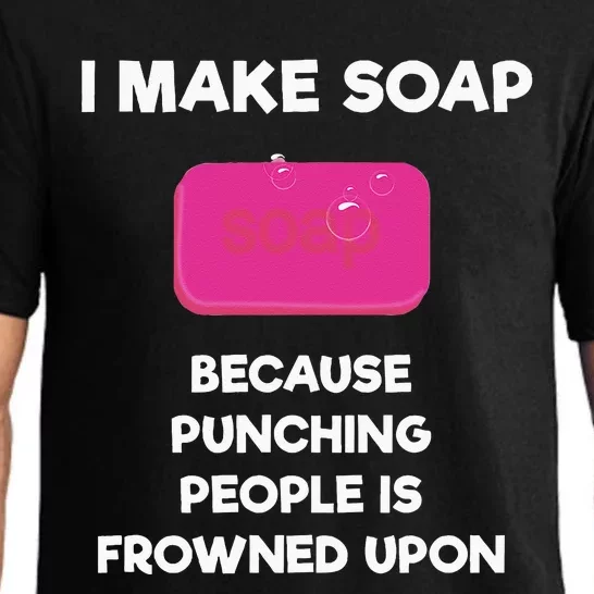 Soap Making Funny Gift Soap Maker Punch Pajama Set