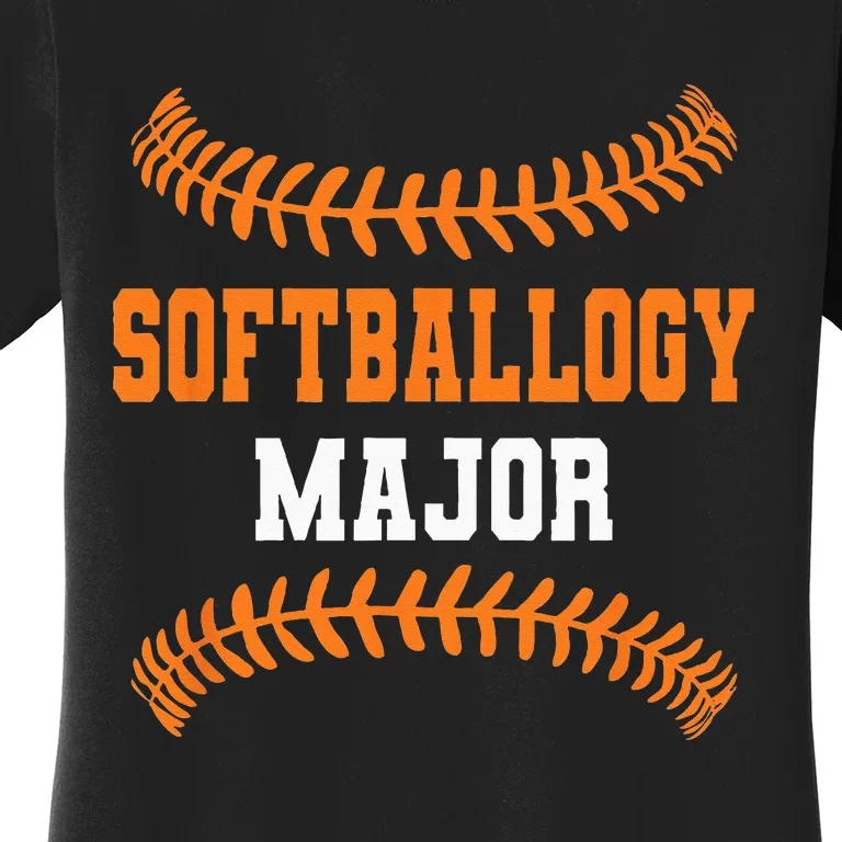 Softballogy Major Funny Fastpitch Women's T-Shirt