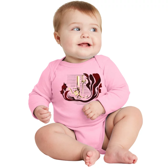 Sewing Machine Funny Baby Long Sleeve Bodysuit