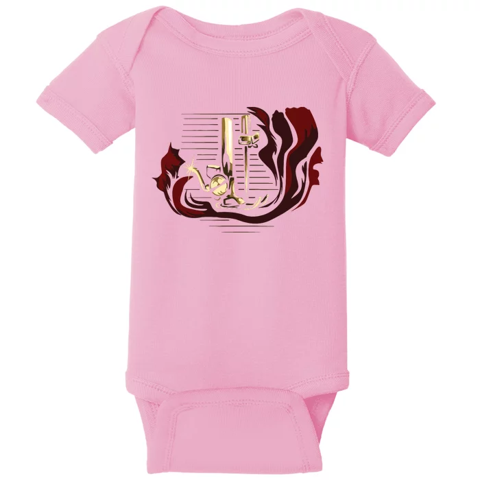 Sewing Machine Funny Baby Bodysuit