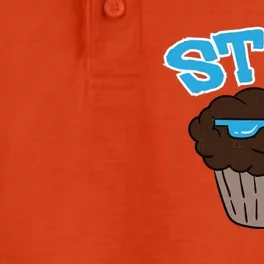 Stud Muffin Funny Cupcake Wearing Sunglasses Baking Baker Great Gift Dry Zone Grid Performance Polo