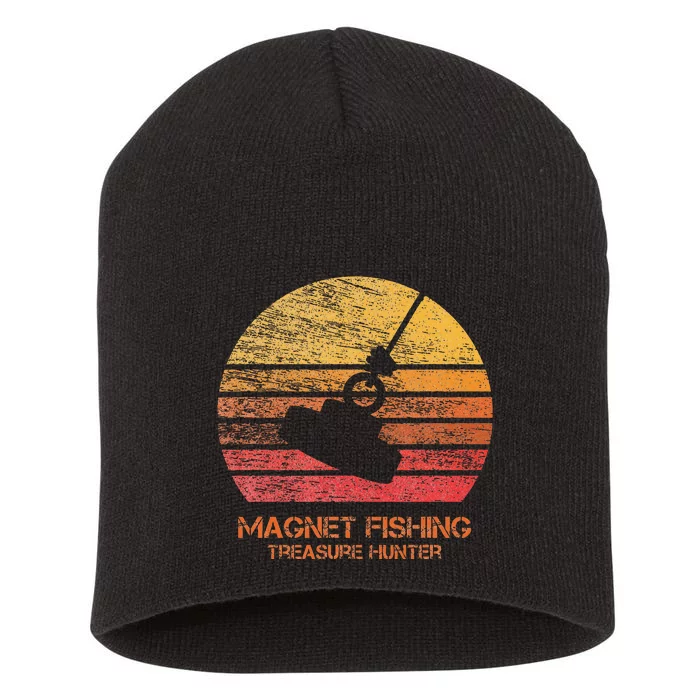 Sunset Magnet Fishing Short Acrylic Beanie