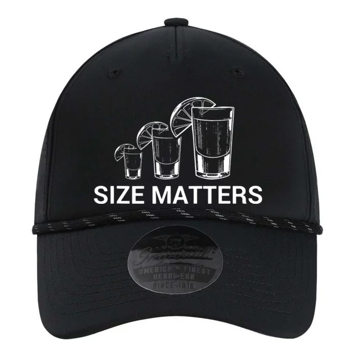 Size Matters Funny Salt Lime Tacos Tequila Performance The Dyno Cap