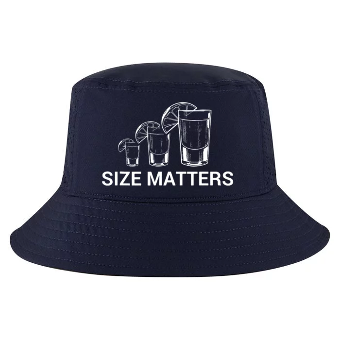 Size Matters Funny Salt Lime Tacos Tequila Cool Comfort Performance Bucket Hat