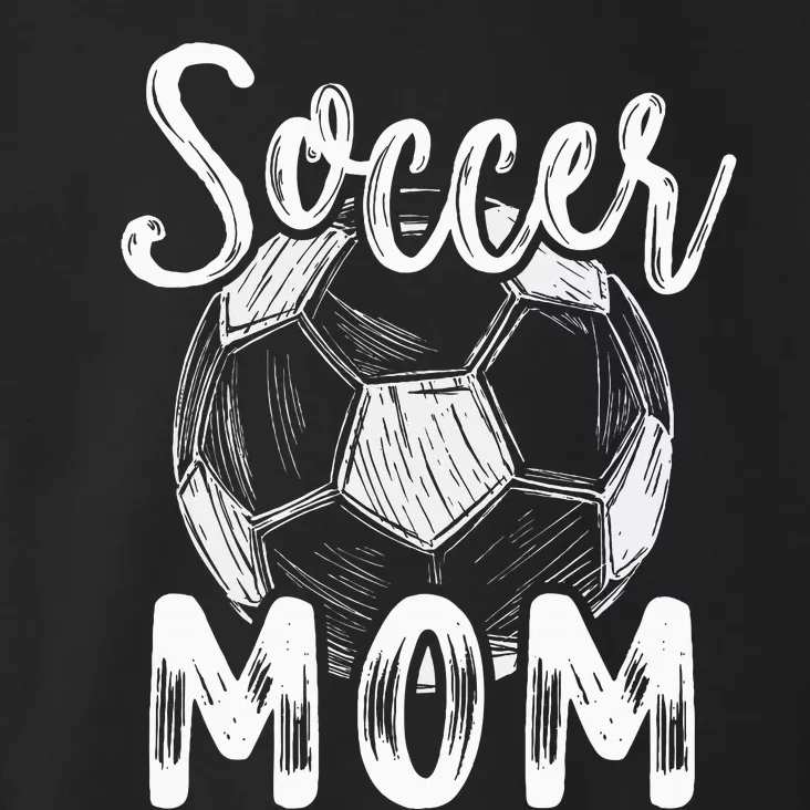 Soccer Mom For Women Family Matching Team Player Soccer Ball Toddler Hoodie