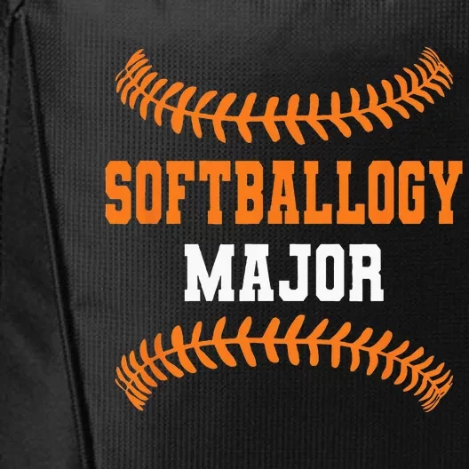 Softballogy Major Funny Fastpitch City Backpack