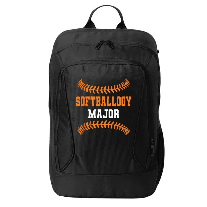 Softballogy Major Funny Fastpitch City Backpack