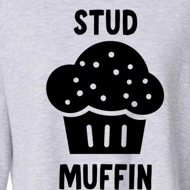 Stud Muffin Gift Cropped Pullover Crew