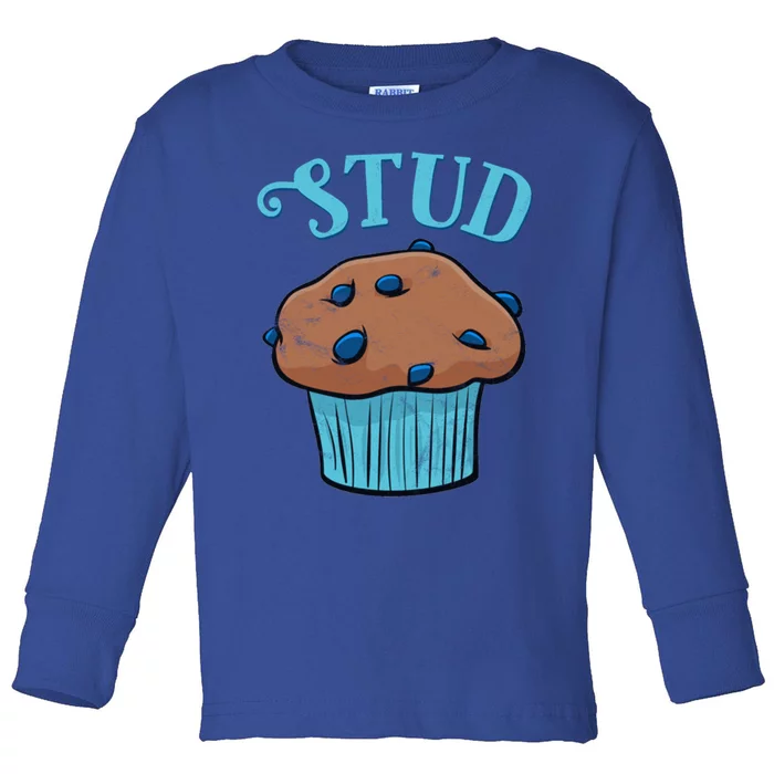 Stud Muffin Great Gift Toddler Long Sleeve Shirt