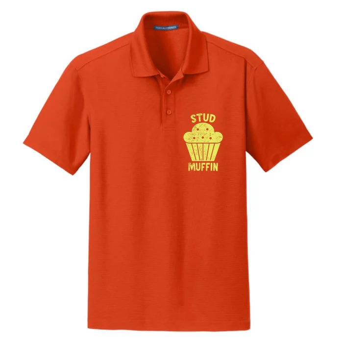 Stud Muffin Gift Dry Zone Grid Performance Polo