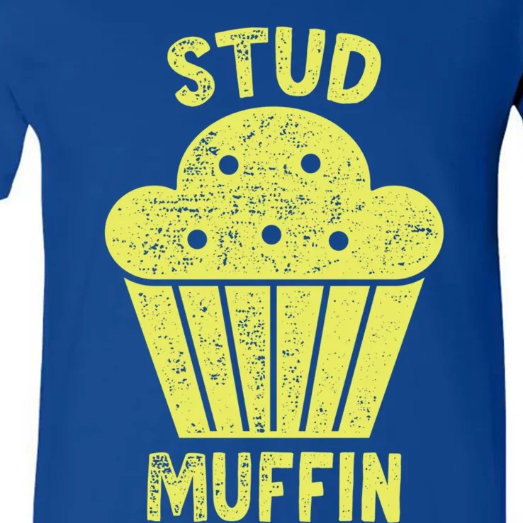 Stud Muffin Gift V-Neck T-Shirt