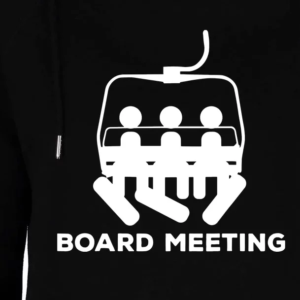 Snowboard Meeting Gift Idea Snowboarding Vacation Skiing Womens Funnel Neck Pullover Hood