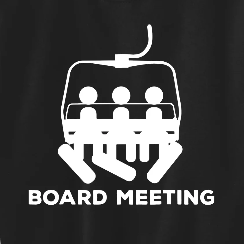 Snowboard Meeting Gift Idea Snowboarding Vacation Skiing Kids Sweatshirt