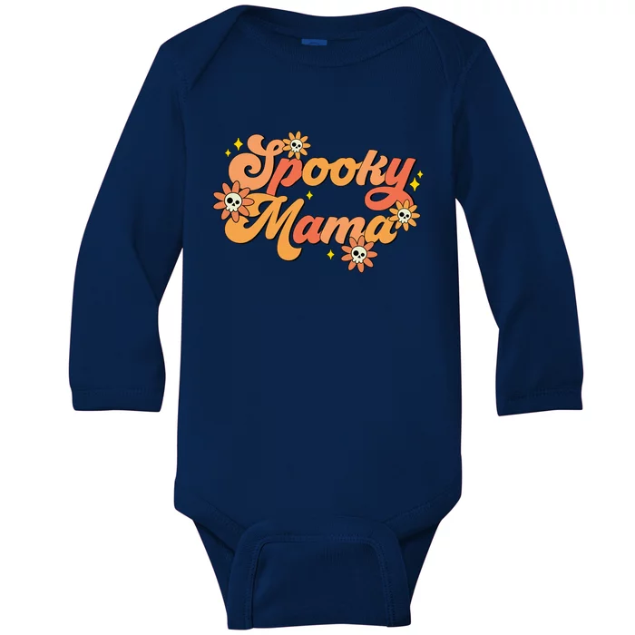 Spooky Mama Gift Baby Long Sleeve Bodysuit