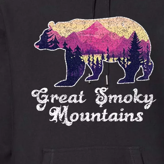 Smoky Mountains Gatlinburg Tennessee Souvenirs Premium Hoodie