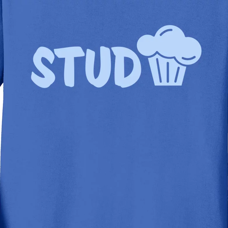 Stud Muffin Gift Kids Long Sleeve Shirt