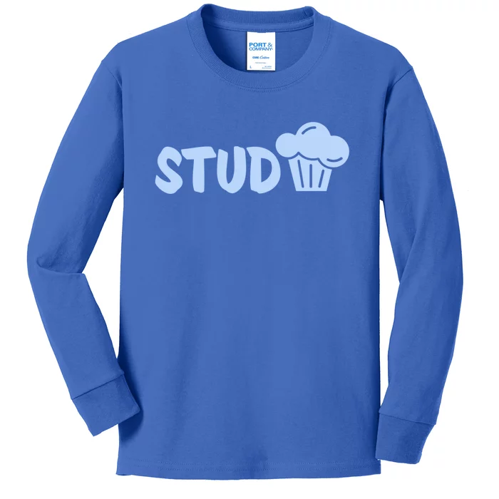 Stud Muffin Gift Kids Long Sleeve Shirt