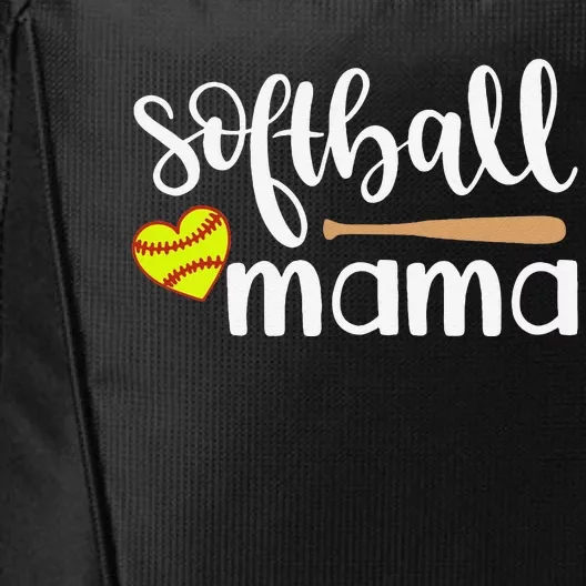 Softball Mom Gift Sports Mom MotherS Day Gift Softball Mama City Backpack