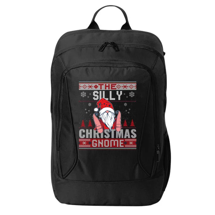 Silly Matching Group Christmas Gnome Ugly Gift City Backpack