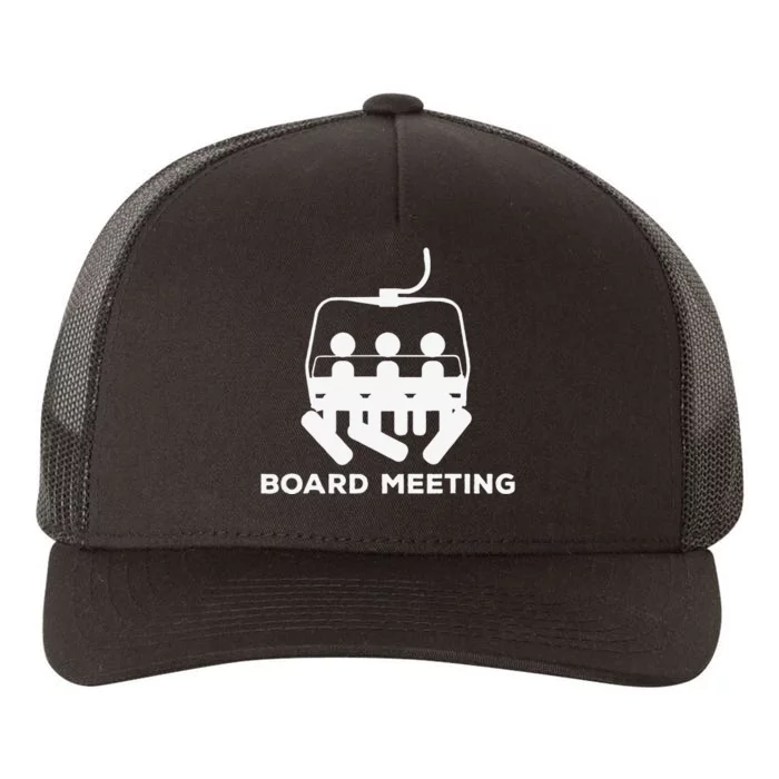 Snowboard Meeting Gift Idea Snowboarding Vacation Skiing Yupoong Adult 5-Panel Trucker Hat