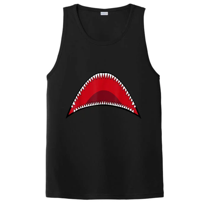 Shark Mouth Graphic Performance Tank