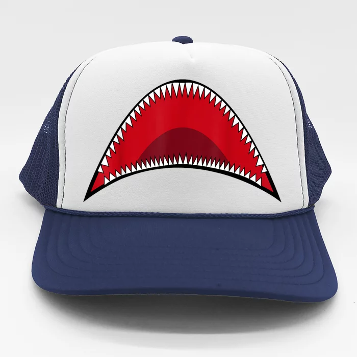 Shark Mouth Graphic Trucker Hat