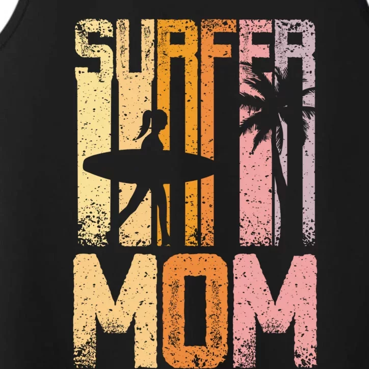 Surfing Mom Great Gift Performance Tank