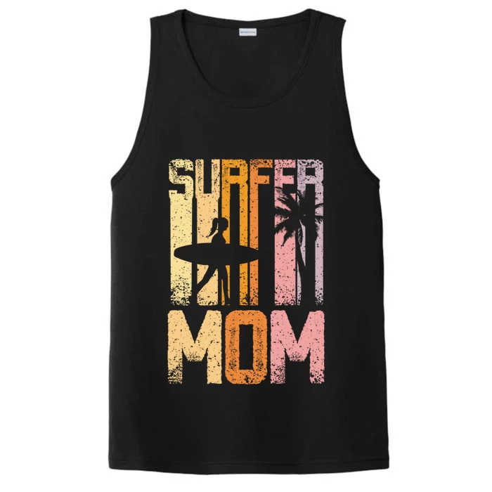 Surfing Mom Great Gift Performance Tank