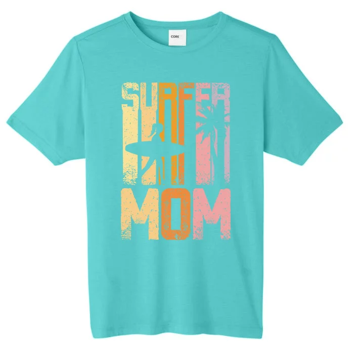 Surfing Mom Great Gift ChromaSoft Performance T-Shirt