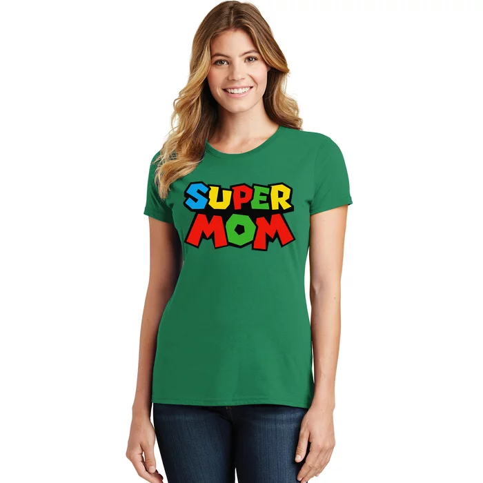 Super Mom Gamer Mothers Day Design Women's T-Shirt