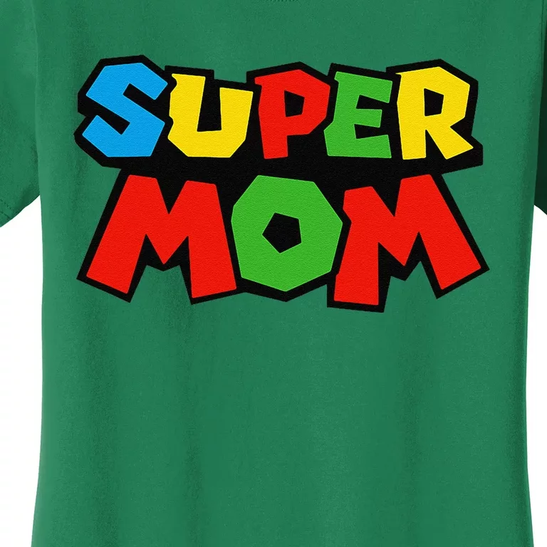 Super Mom Gamer Mothers Day Design Women's T-Shirt