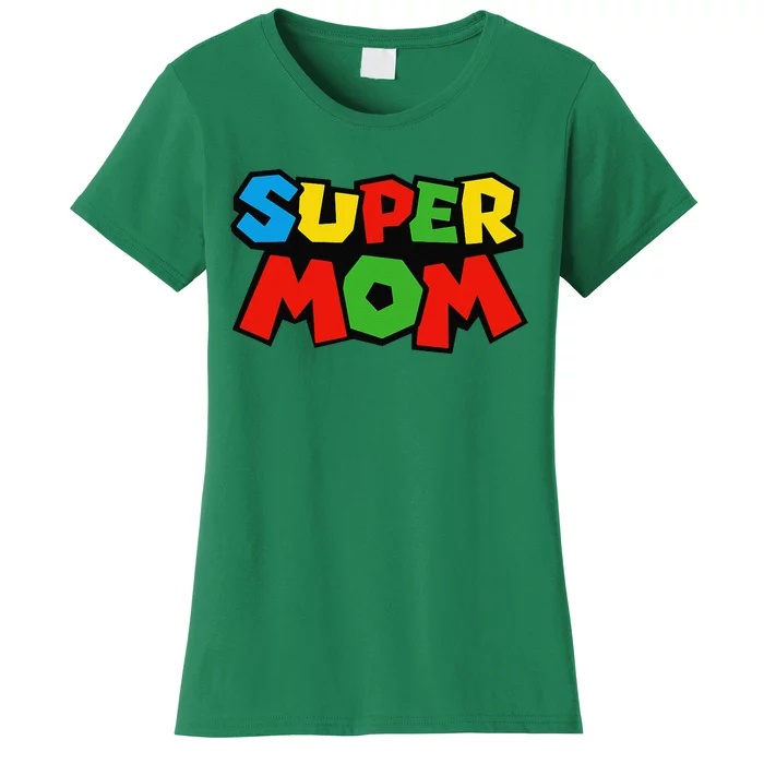 Super Mom Gamer Mothers Day Design Women's T-Shirt