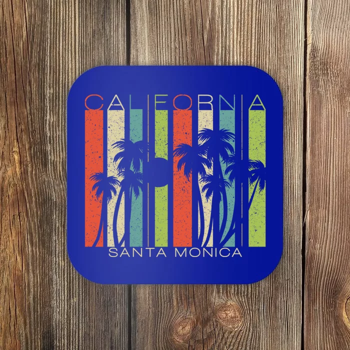 Santa Monica Gift Santa Monica California Souvenir Gift Coaster