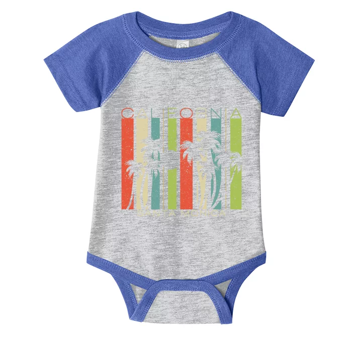 Santa Monica Gift Santa Monica California Souvenir Gift Infant Baby Jersey Bodysuit