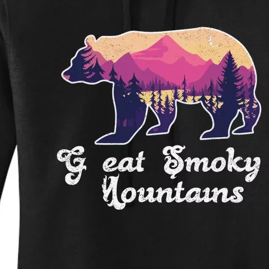 Smoky Mountains Gatlinburg Tennessee Souvenirs Women's Pullover Hoodie