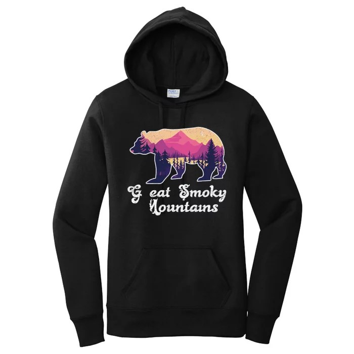 Smoky Mountains Gatlinburg Tennessee Souvenirs Women's Pullover Hoodie