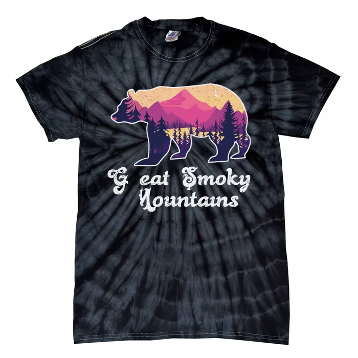 Smoky Mountains Gatlinburg Tennessee Souvenirs Tie-Dye T-Shirt