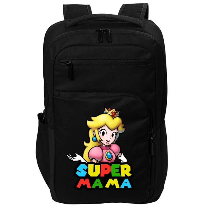 Super Mama Gamer Logo Impact Tech Backpack