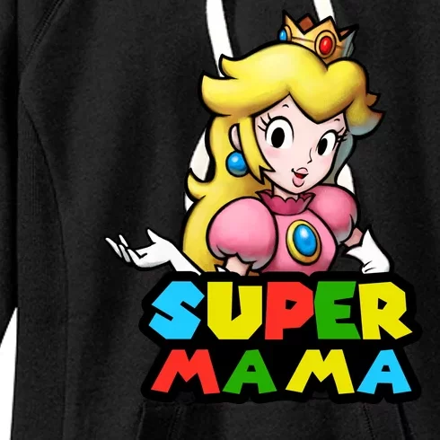 Super Mama Gamer Logo Women's Fleece Hoodie