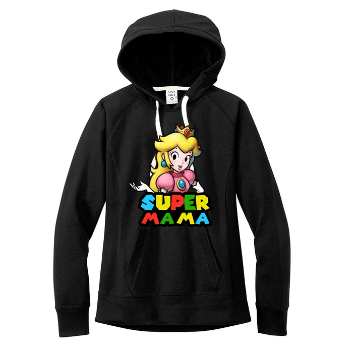 Super Mama Gamer Logo Women's Fleece Hoodie