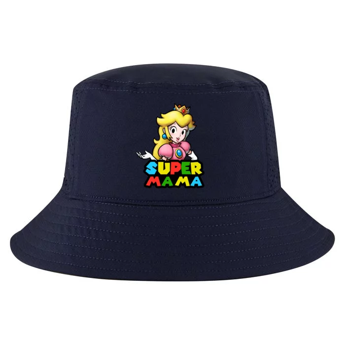 Super Mama Gamer Logo Cool Comfort Performance Bucket Hat