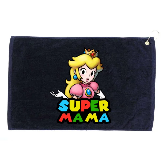 Super Mama Gamer Logo Grommeted Golf Towel