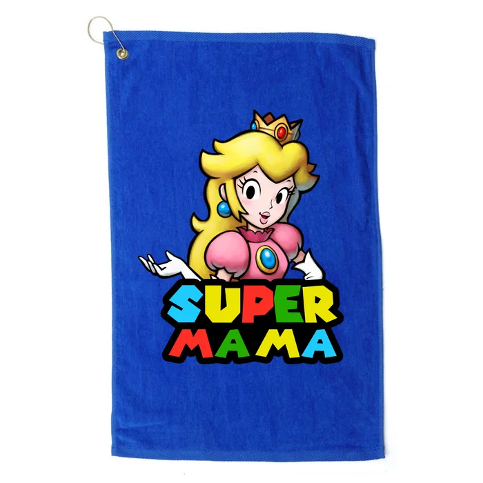 Super Mama Gamer Logo Platinum Collection Golf Towel