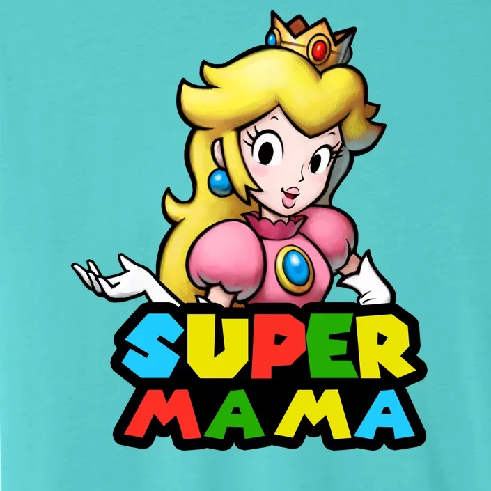 Super Mama Gamer Logo ChromaSoft Performance T-Shirt