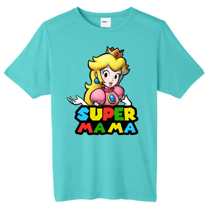 Super Mama Gamer Logo ChromaSoft Performance T-Shirt