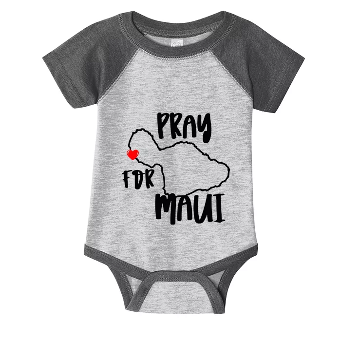 Support Maui Gift Pray For Maui Hawaii Strong Infant Baby Jersey Bodysuit