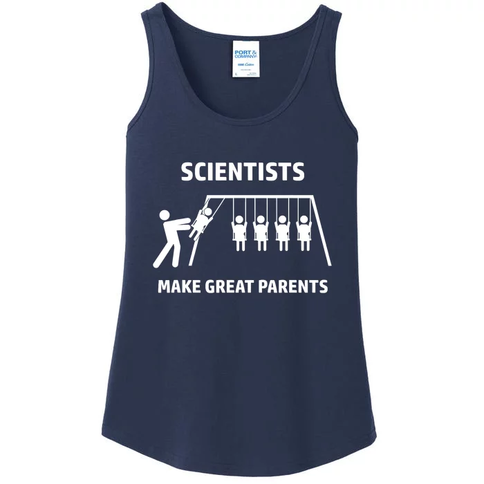 Scientists Make Great Parents Physicians Maths Physics Science Ladies Essential Tank