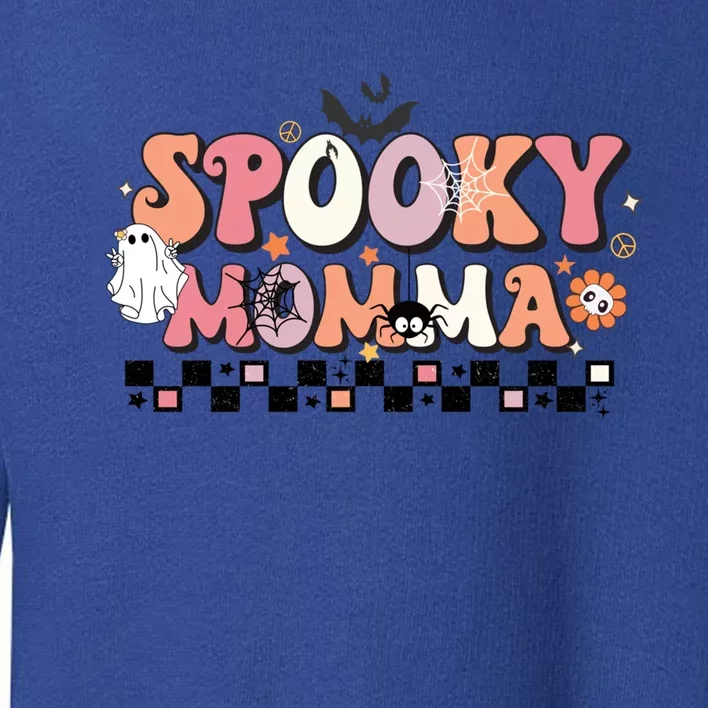 Spooky Momma Gift Halloween Mom Gift Stay Spooky Momma Gift Toddler Sweatshirt