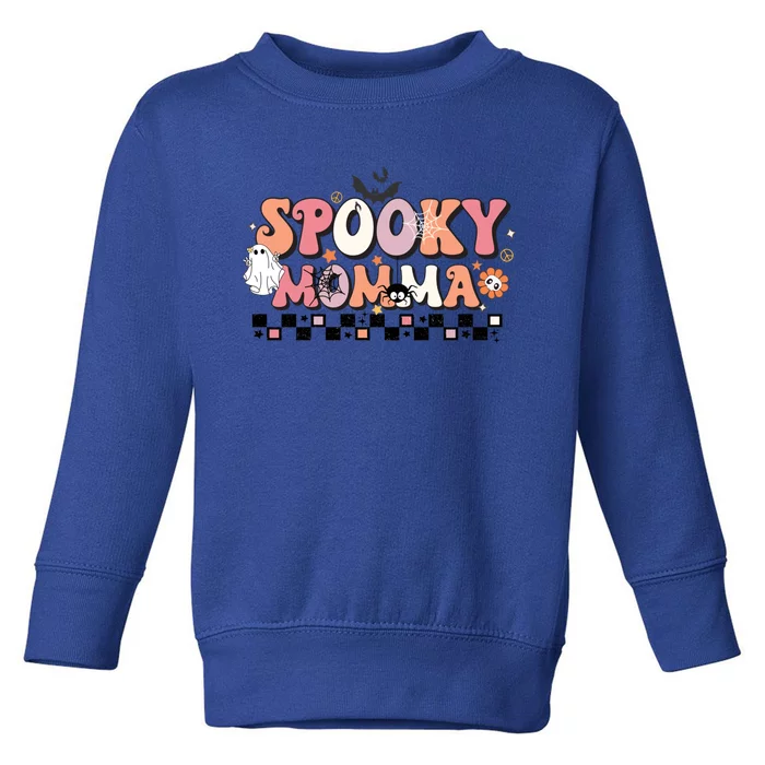 Spooky Momma Gift Halloween Mom Gift Stay Spooky Momma Gift Toddler Sweatshirt