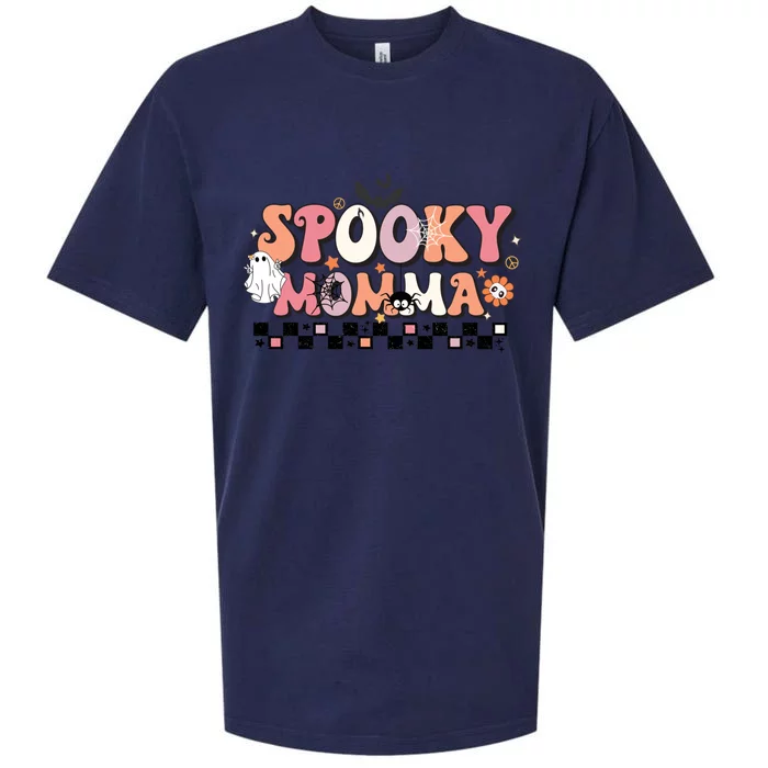 Spooky Momma Gift Halloween Mom Gift Stay Spooky Momma Gift Sueded Cloud Jersey T-Shirt